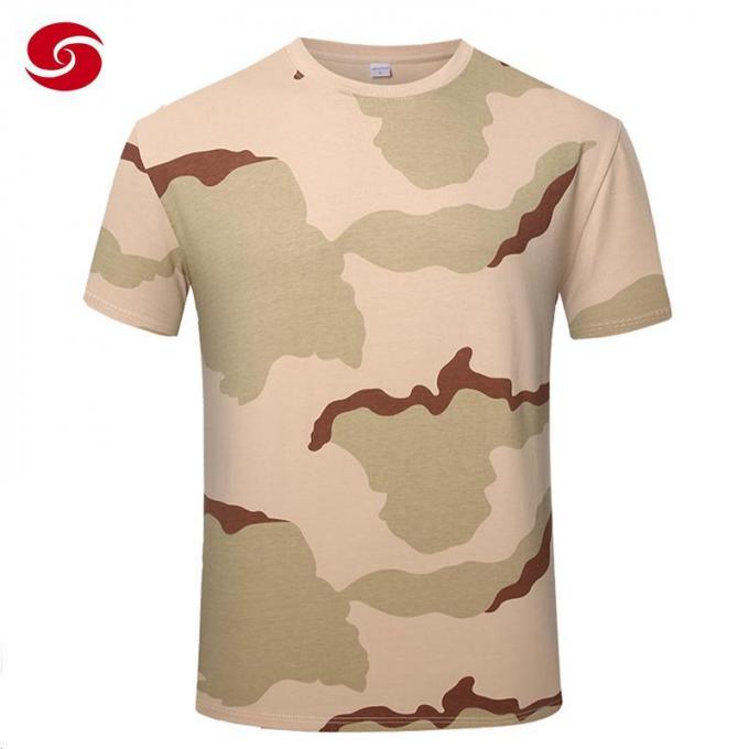Tri Farbtarnungs-Militärt-shirt für Mann