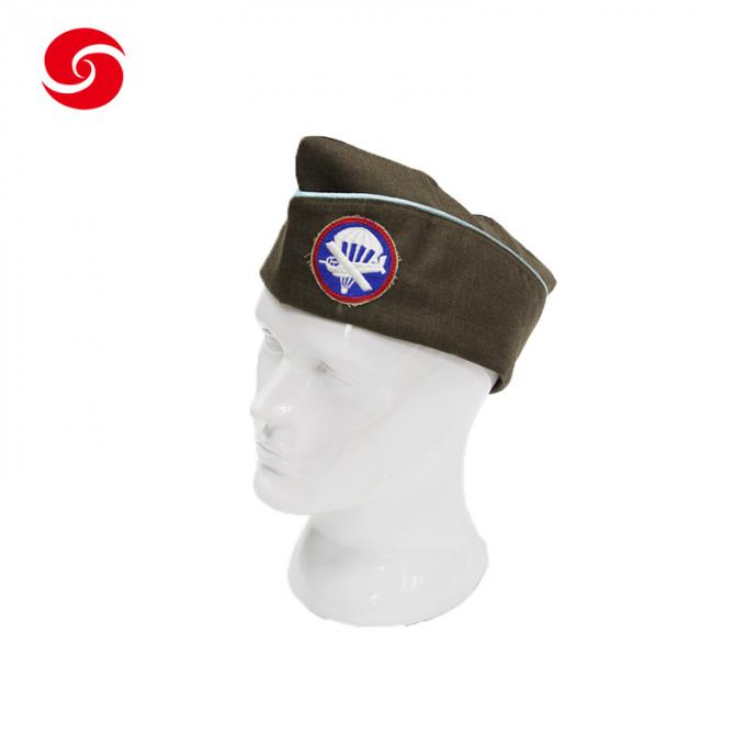 Marine Garrison Cap Militärpolizei-Kapitän-Hat Officer Garrison Cap Customizable Embroidered Logo