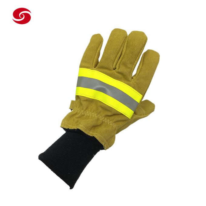 Militärische hitzebeständige feuerbekämpfende Feuerwehrmann-Fireman Gloves Emergency-Feuer-Rettung Protictive-Schutzhandschuhe
