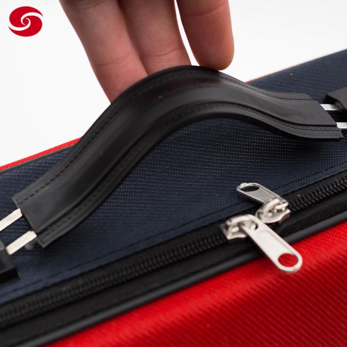 Roter kundengebundener Logo Emergency Kit Storage Tool-Taschen-Kasten für Feuerwehrmänner