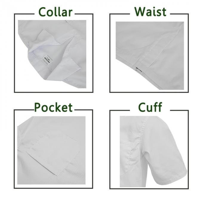 Polizei-Gefängnis-Gefängnis-Uniform des billigen Preis-kurzen Ärmels weiße