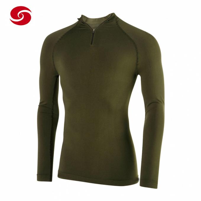 Armee-Grün-Baumwolltarnungs-T-Shirt für Soldaten