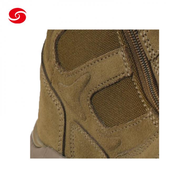 Wüsten-Farb-Tan Side Zip Boots Military-Trainings-Stiefel-Kampf-Stiefel