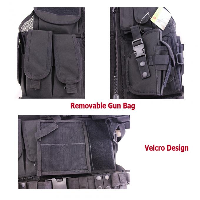 Us Nij Iiia High Quality Cheap Black Police Tactical Army Military Multifunctional Bulletproof Vest
