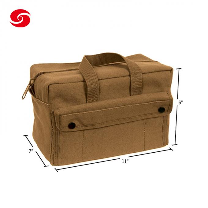 Hot Sale High Quality Canvas Portable Zipper Durable Tools Bag for Military Use