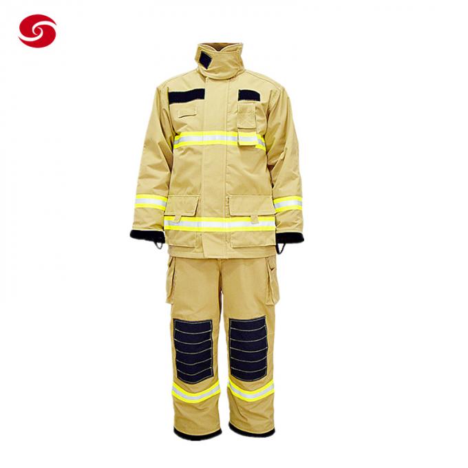 Wir Ameriacn-Feuerbekämpfungs-Klage/feuerwehrmann-Fire Resistant Suit-Flamme Feuerwehrmann-Protective Clothings /En Standardund hitzebeständige Feuerwehrmann-Klage